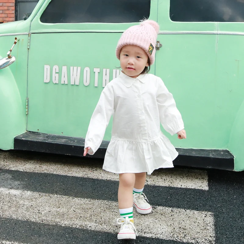 2024Autumn New Children's Clothing Dress Girls' Long Sleeve Shirt Dress Children Cotton Lapel Shirt Dress
2024Autumn New Children's Clothing Dress Girls' Long Sleeve Shirt Dress Children Cotton Lapel Shirt Dress