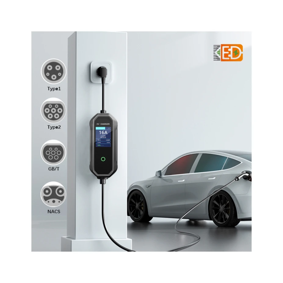 Ev Charge 16a 32a 3.5kw 7kw Portable Ev Charger Vehicle Fast Charging Station Evse Portable Ev Charger
Ev Charge 16a 32a 3.5kw 7kw Portable Ev Charger Vehicle Fast Charging Station Evse Portable Ev Charger