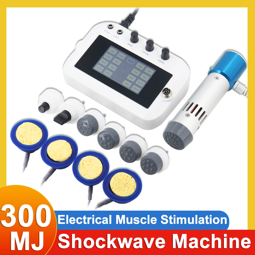 2in1 Shockwave Therapy Machine For Sport Pain Relief 300MJ Shock Wave Therapy Equipment Electric Muscle Stimulation Body Massage
2in1 Shockwave Therapy Machine For Sport Pain Relief 300MJ Shock Wave Therapy Equipment Electric Muscle Stimulation Body Massage