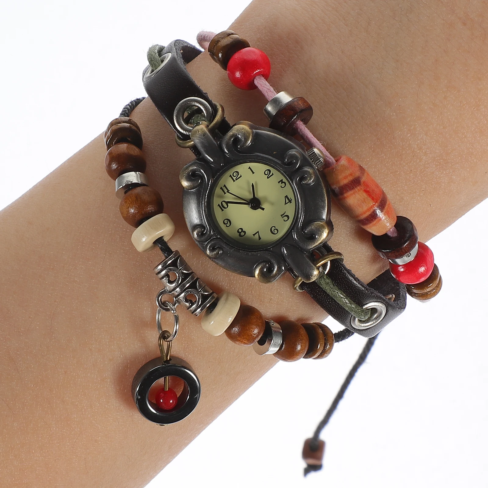 Quartz Watch Genuine Retro Wristwatch for Women Men Adjustable Alloy Bracelet Lightweight Comfortable Fashion
Quartz Watch Genuine Retro Wristwatch for Women Men Adjustable Alloy Bracelet Lightweight Comfortable Fashion