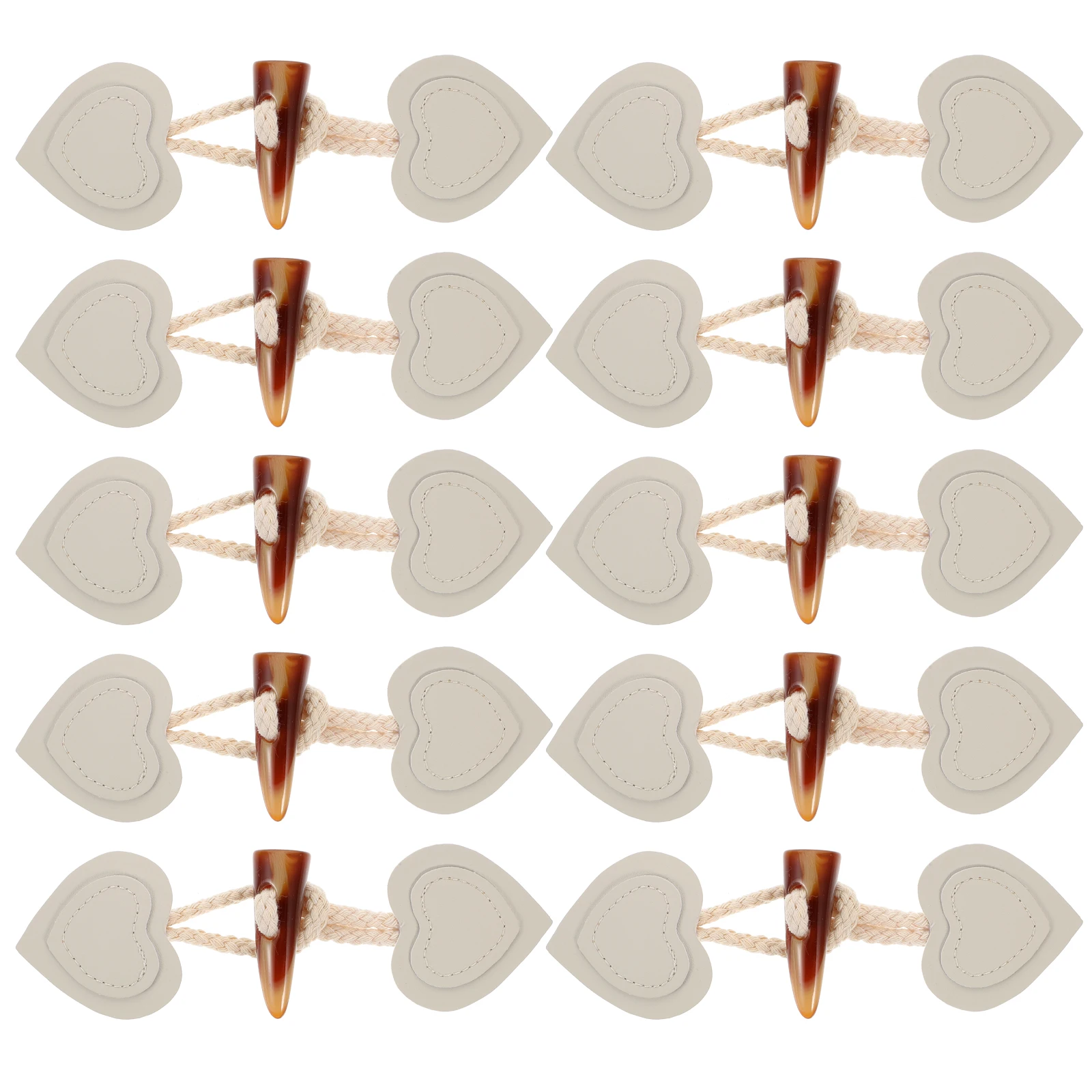 10Pairs Coat Toggle Buckles Multipurpose Decorative Clothing Fastener Replacement Buckles for Jackets Cardigan Dress Waistband
10Pairs Coat Toggle Buckles Multipurpose Decorative Clothing Fastener Replacement Buckles for Jackets Cardigan Dress Waistband