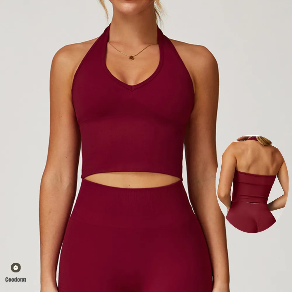 Hlater Backless Bra Women Sports Bra Top Push Up Fitness Yoga Bra Underwear Sport Tops Women Seamless Running Vest Gym Wear XP19
Hlater Backless Bra Women Sports Bra Top Push Up Fitness Yoga Bra Underwear Sport Tops Women Seamless Running Vest Gym Wear XP19