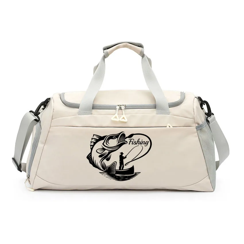 Men Women Gym Bag Water Resistant Sports Duffel Bag Fishing Pattern Printed with Shoe Compartment Wet Pocket Travel Girl boy
Men Women Gym Bag Water Resistant Sports Duffel Bag Fishing Pattern Printed with Shoe Compartment Wet Pocket Travel Girl boy