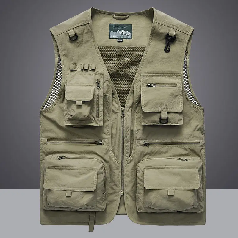 Fishing Vest Breathable Waterproof Outdoor Travel Mesh with Zipper Pockets Tactic Summer Hiking Climbing Work Vest for Man xa4wd
Fishing Vest Breathable Waterproof Outdoor Travel Mesh with Zipper Pockets Tactic Summer Hiking Climbing Work Vest for Man xa4wd
