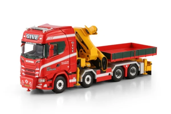 Collectible Diecast Model WSI 1:50 Scale SCA-NIA CS20H 8X4 Axle,Tractor Truck Mounted Crane Vehicles Alloy Model,GIVE 01-4686
Collectible Diecast Model WSI 1:50 Scale SCA-NIA CS20H 8X4 Axle,Tractor Truck Mounted Crane Vehicles Alloy Model,GIVE 01-4686