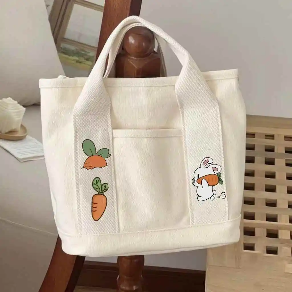 Thick Canvas Storage Bag Fashionable Commuter Artistic Ladies Bag Student Travel Essential School Supplies White Convenient
Thick Canvas Storage Bag Fashionable Commuter Artistic Ladies Bag Student Travel Essential School Supplies White Convenient