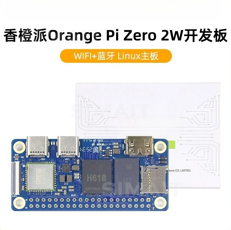 For Orange Pi Zero 2 W 1GB DDR4 Allwinner H618 Mini PC WiFi BT BLE SBC Single Board Computer Zero2W
For Orange Pi Zero 2 W 1GB DDR4 Allwinner H618 Mini PC WiFi BT BLE SBC Single Board Computer Zero2W