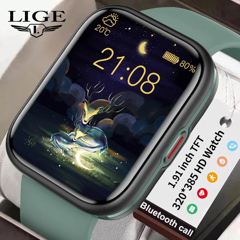 1.91 Inch Luxury Smart Watch Women Health Monitor HD BT Call Fitness Clock Sports Waterproof Smartwatches for Women Android 2026
1.91 Inch Luxury Smart Watch Women Health Monitor HD BT Call Fitness Clock Sports Waterproof Smartwatches for Women Android 2026