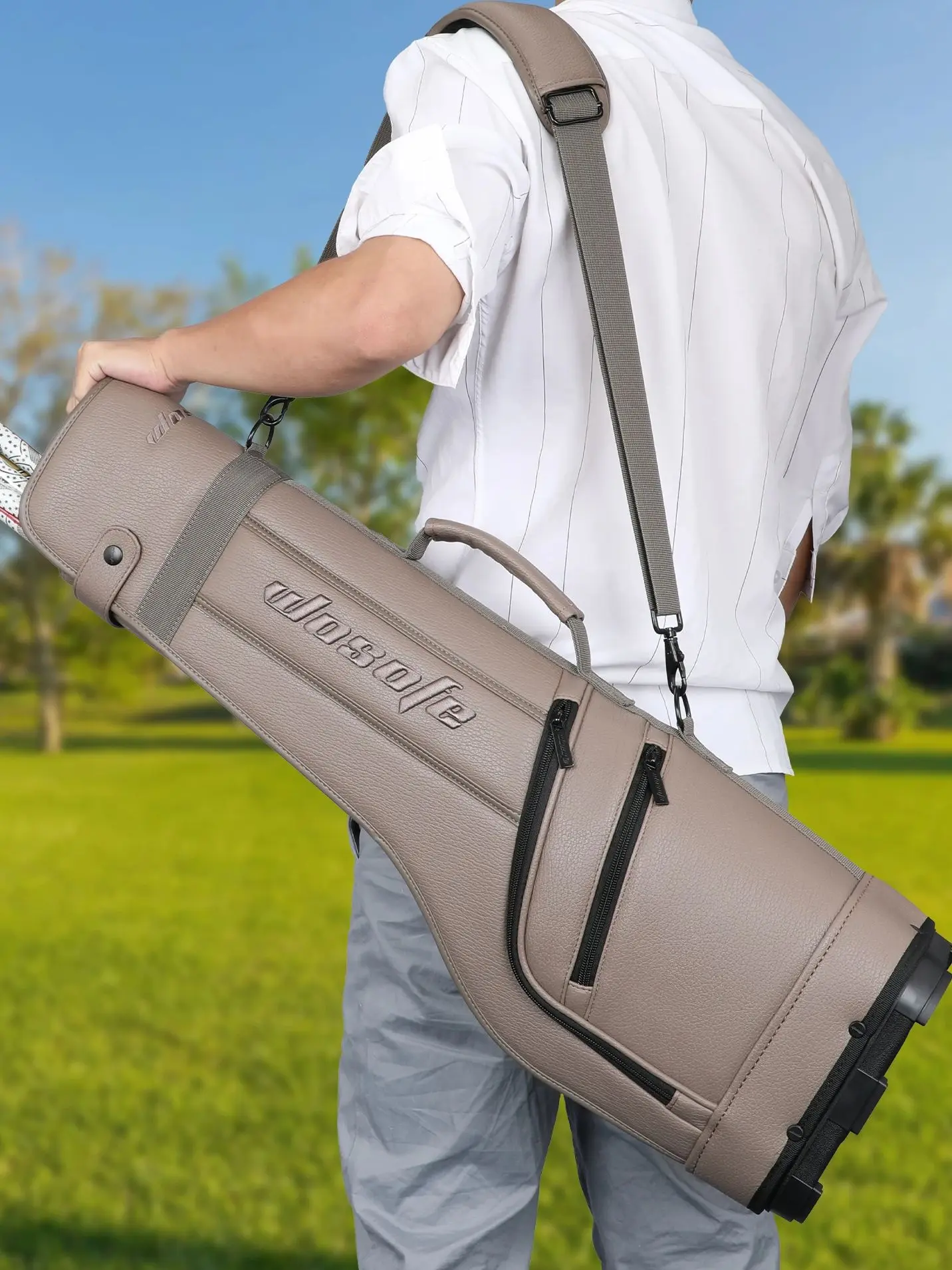 PU Women Men Lightweight Par3 Gofl Bag, Small Park Golf Carry Bag,Holds a Full Set of Clubs for Driving Range Practice with Sho
PU Women Men Lightweight Par3 Gofl Bag, Small Park Golf Carry Bag,Holds a Full Set of Clubs for Driving Range Practice with Sho