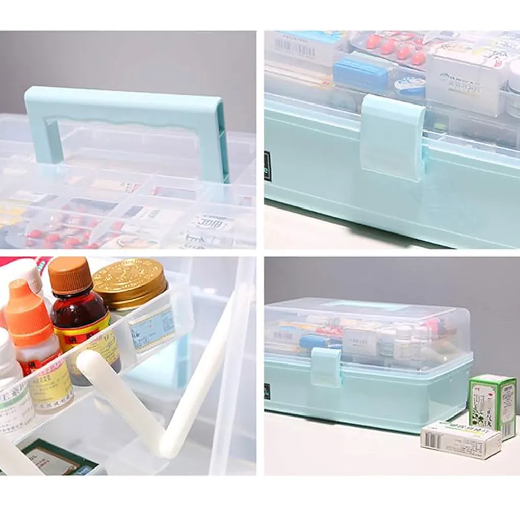 Blue User-friendly And Portable First Aid Box With Handle For Home And Travel Essential For Family
Blue User-friendly And Portable First Aid Box With Handle For Home And Travel Essential For Family