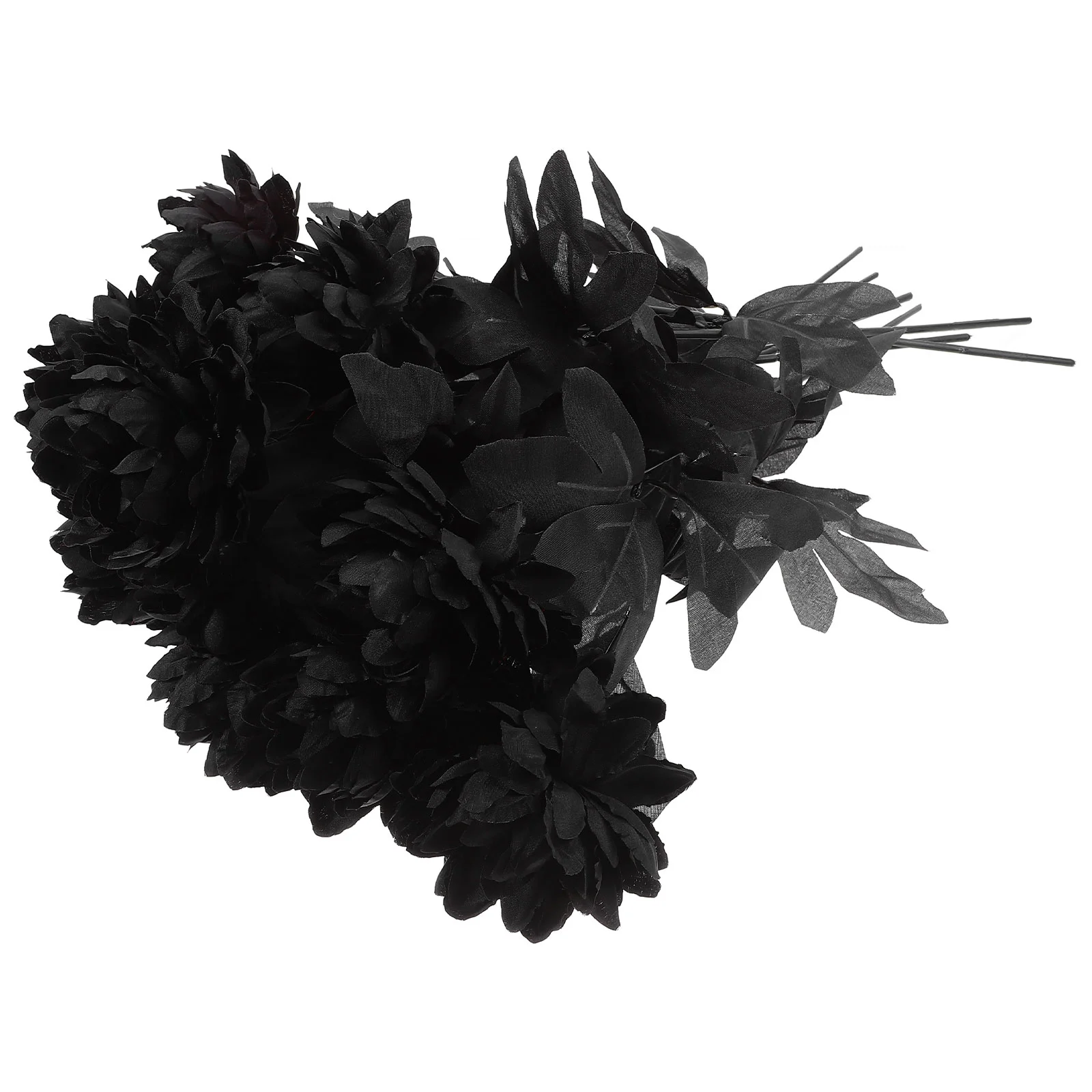 Black Artificial Flower Fake Flowers Stems Wedding Bouquet Display Card for Nail
Black Artificial Flower Fake Flowers Stems Wedding Bouquet Display Card for Nail