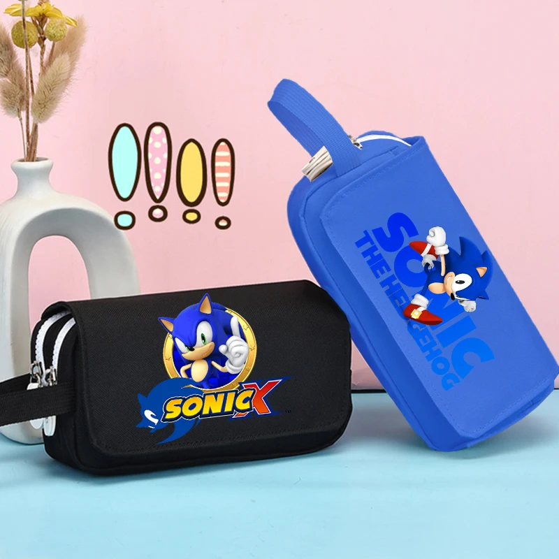 Пеналы серии Sonics: популярная игровая тематика, большая вместимость, мультяшный дизайн, школьные принадлежности, забавный подарок на день рождения
Пеналы серии Sonics: популярная игровая тематика, большая вместимость, мультяшный дизайн, школьные принадлежности, забавный подарок на день рождения