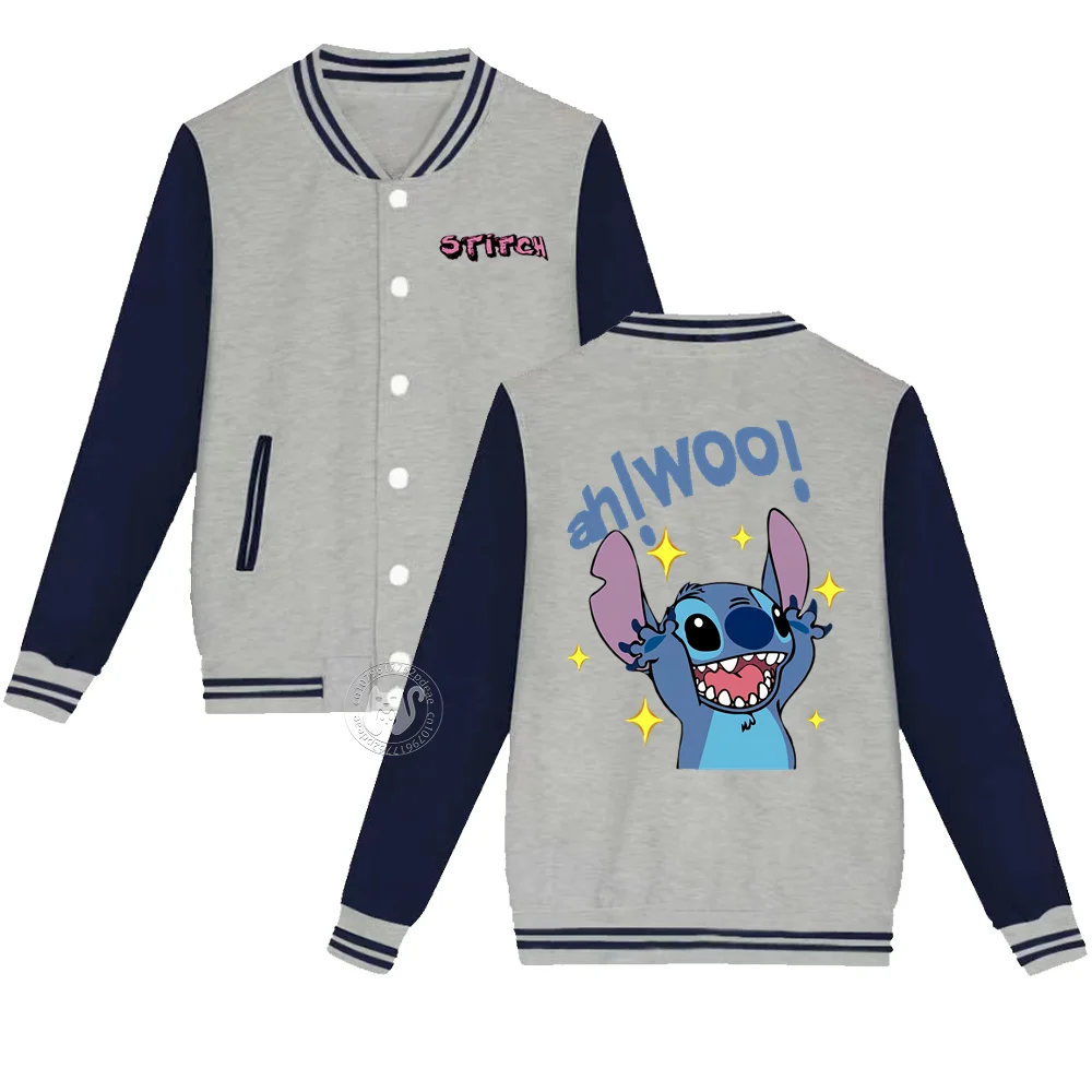 Disney Kids Happy Stitchy Print Fall/Winter Baseball Uniform for boys and girls 2-14 years old thickened warm Western coat tops
Disney Kids Happy Stitchy Print Fall/Winter Baseball Uniform for boys and girls 2-14 years old thickened warm Western coat tops