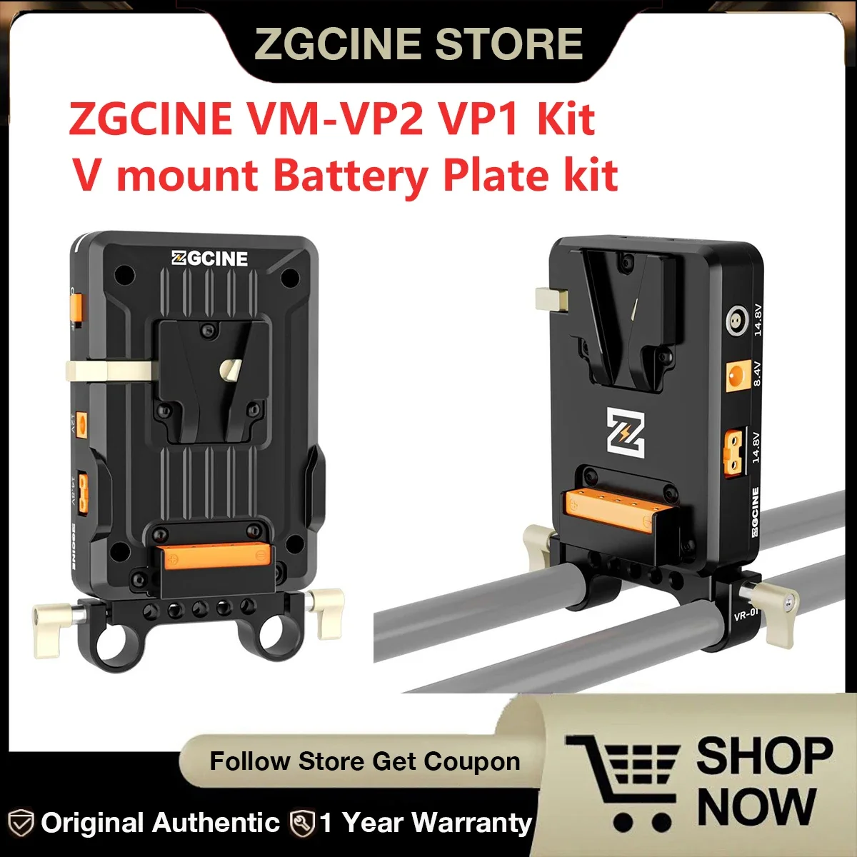 ZGCINE VM-VP1 Kit1/VP1 Kit3/VP2 Kit1/VP2 KIT3 V-Mount Battery Plate Kit,ZG battery plate kit.
ZGCINE VM-VP1 Kit1/VP1 Kit3/VP2 Kit1/VP2 KIT3 V-Mount Battery Plate Kit,ZG battery plate kit.