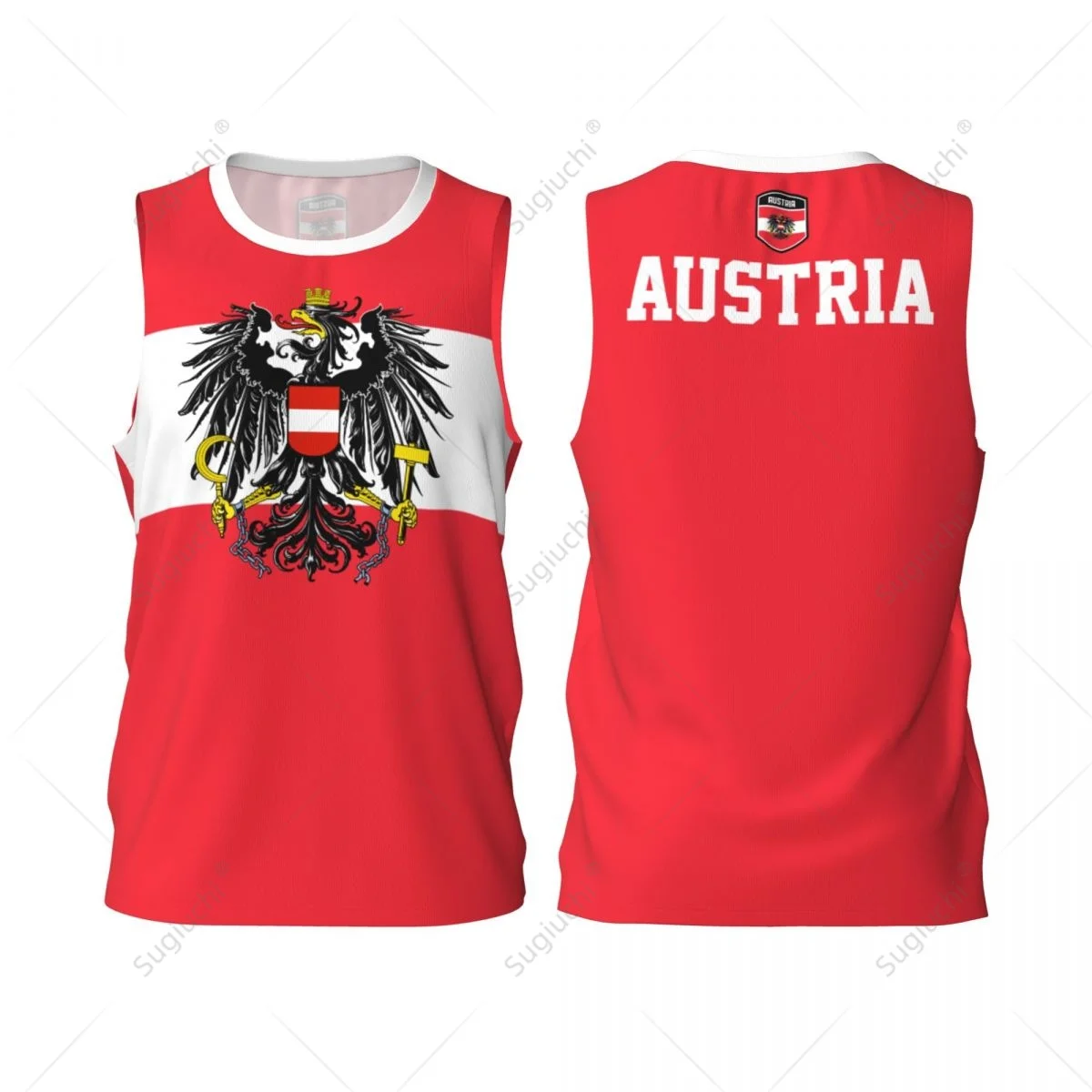 Austria Flag Men Basketball Sports Running Fitness Multifunction Sleeveless tshirt Exclusive Custom Name Nunber
Austria Flag Men Basketball Sports Running Fitness Multifunction Sleeveless tshirt Exclusive Custom Name Nunber