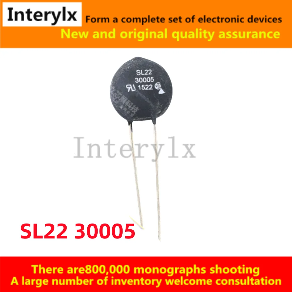 1-5Pcs/Lot Original SL22 30005 30R 30Ω 30ohm 5A 20% Diameter 22MM NTC Thermistor SL22-30005
1-5Pcs/Lot Original SL22 30005 30R 30Ω 30ohm 5A 20% Diameter 22MM NTC Thermistor SL22-30005