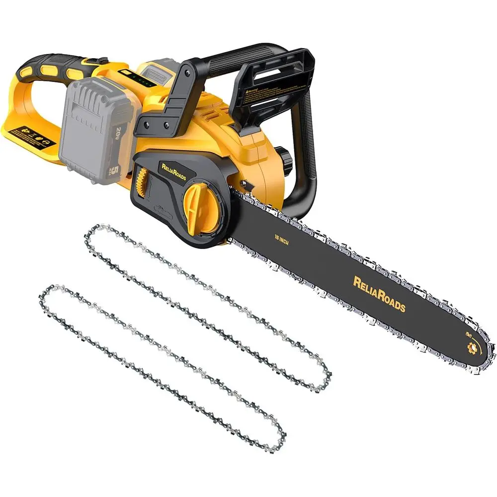 16-Inch BrushlChainsaw, 40V (2 x 20V MAX) CordlBattery Powered Chain Saw Kit (Includes 2 Chains) Compatible Battery or Wood/Tree
16-Inch BrushlChainsaw, 40V (2 x 20V MAX) CordlBattery Powered Chain Saw Kit (Includes 2 Chains) Compatible Battery or Wood/Tree