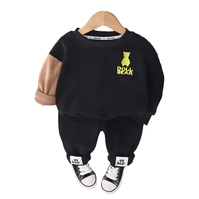 New Winter Baby Girl Clothes Suit Kids Boys Clothing Children Thick Warm T-Shirt Pants 2Pcs/Set Toddler Costume Infant Tracksuit
New Winter Baby Girl Clothes Suit Kids Boys Clothing Children Thick Warm T-Shirt Pants 2Pcs/Set Toddler Costume Infant Tracksuit