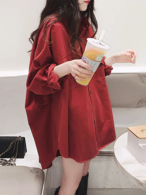 Slimming Effect Vintage Loose Casual Long Sve T-irt Cover up irt Artistic Sle Spring Autumn Faionable Top
Slimming Effect Vintage Loose Casual Long Sve T-irt Cover up irt Artistic Sle Spring Autumn Faionable Top