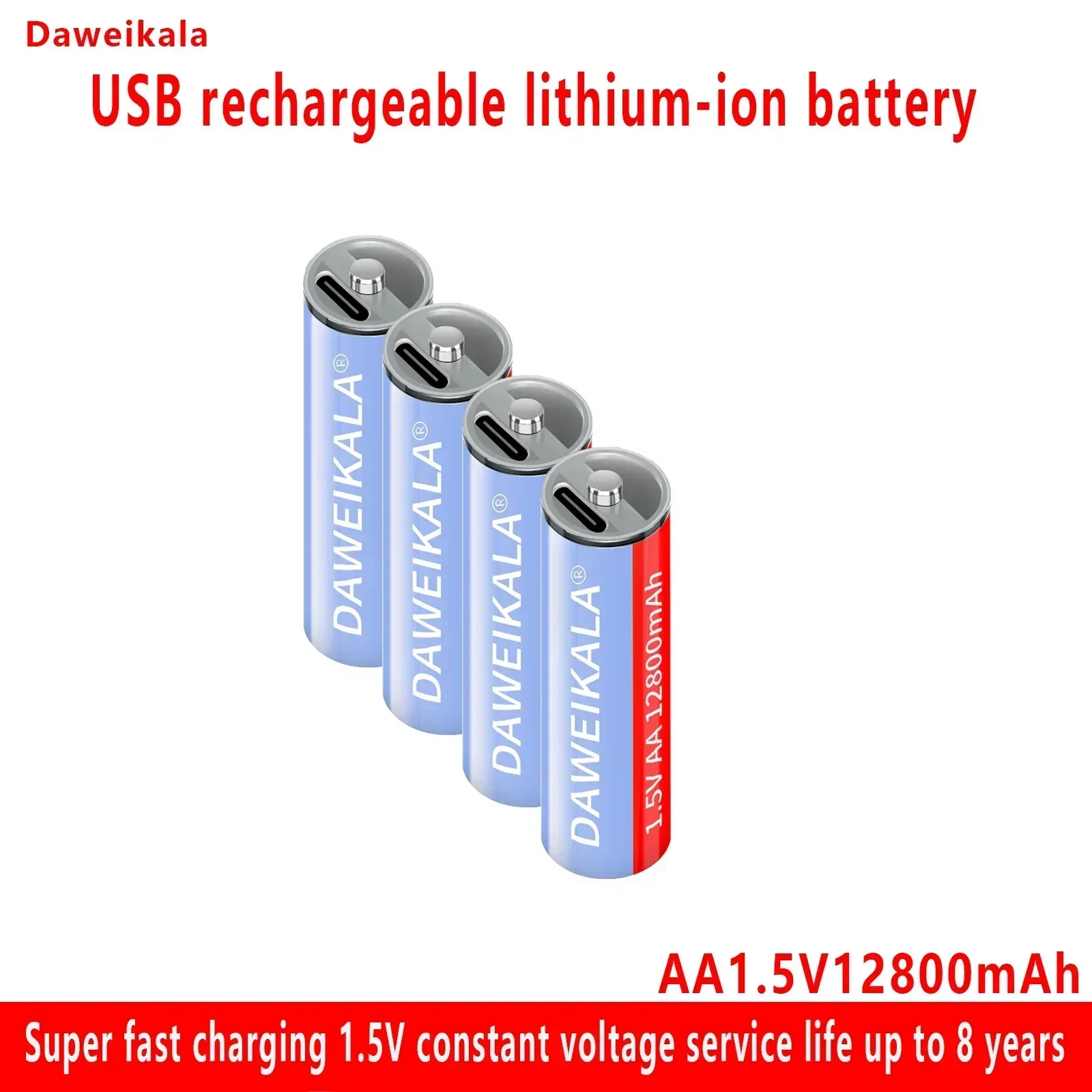 New AA USB rechargeable Li ion battery 1.5V AA12800mah / Li ion battery watch for toys MP3 player thermometer keyboard
New AA USB rechargeable Li ion battery 1.5V AA12800mah / Li ion battery watch for toys MP3 player thermometer keyboard
