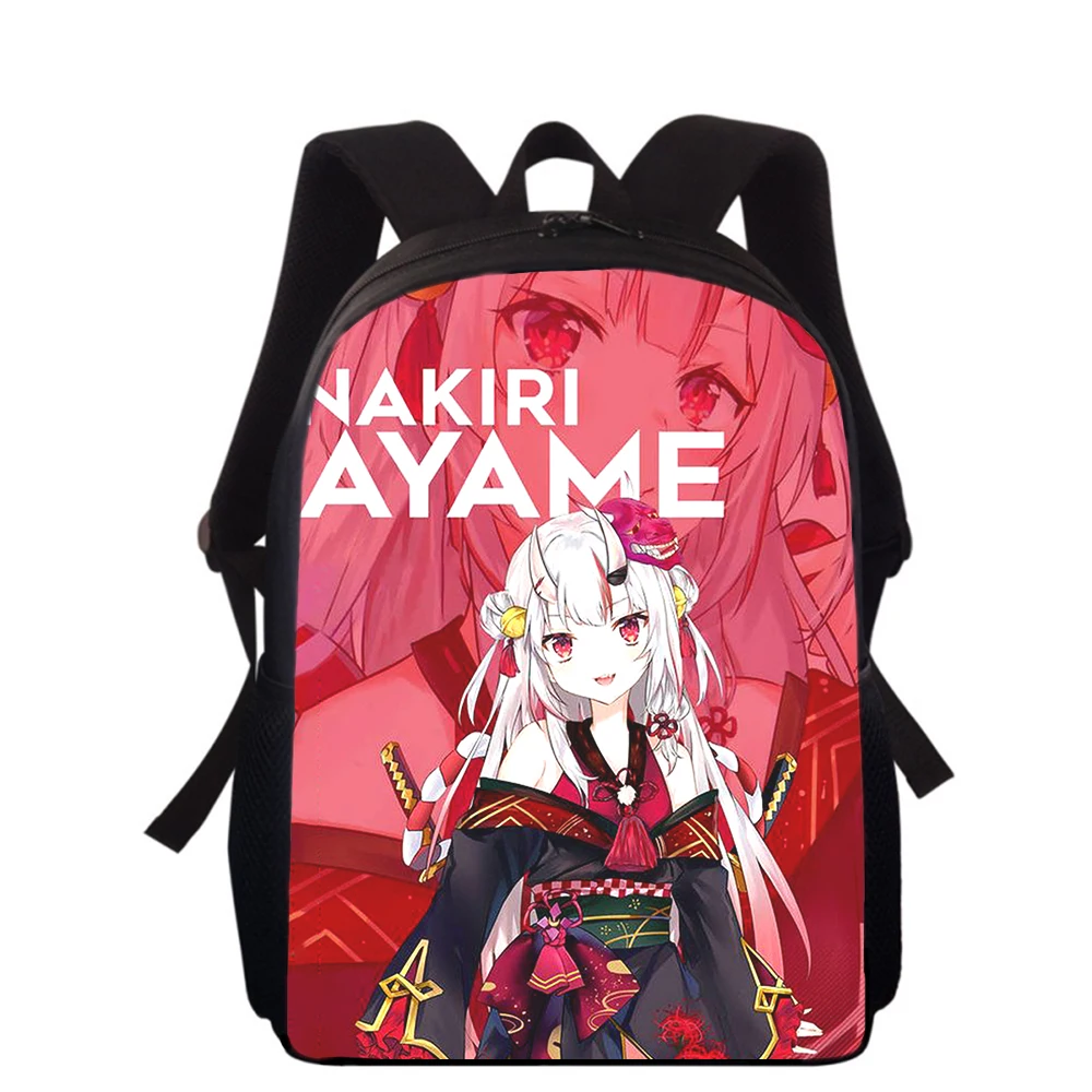 Nakiri Ayame hololive girl 16" 3D Print Kids Backpack Primary School Bags for Boys Girls Back Pack Students School Book Bags
Nakiri Ayame hololive girl 16" 3D Print Kids Backpack Primary School Bags for Boys Girls Back Pack Students School Book Bags