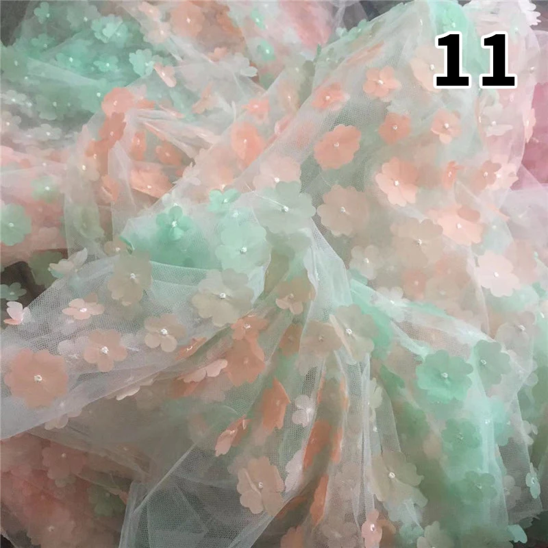 1 Yard 3D Embroidery Flower Mesh Fabric Exquisite Floral Lace Mesh Fabric For Diy Children's Dress Wedding Tulle Lace Dress
1 Yard 3D Embroidery Flower Mesh Fabric Exquisite Floral Lace Mesh Fabric For Diy Children's Dress Wedding Tulle Lace Dress