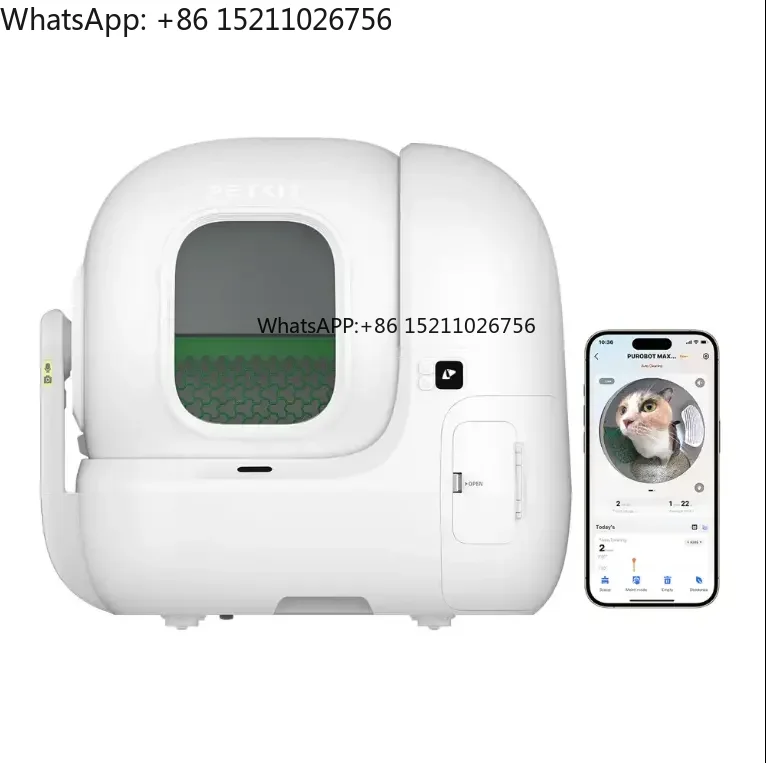 Автоматический самоочищающийся кошачий туалет PUROBOT MAX PRO с AI-камерой, 76 л, контроль запаха
Автоматический самоочищающийся кошачий туалет PUROBOT MAX PRO с AI-камерой, 76 л, контроль запаха