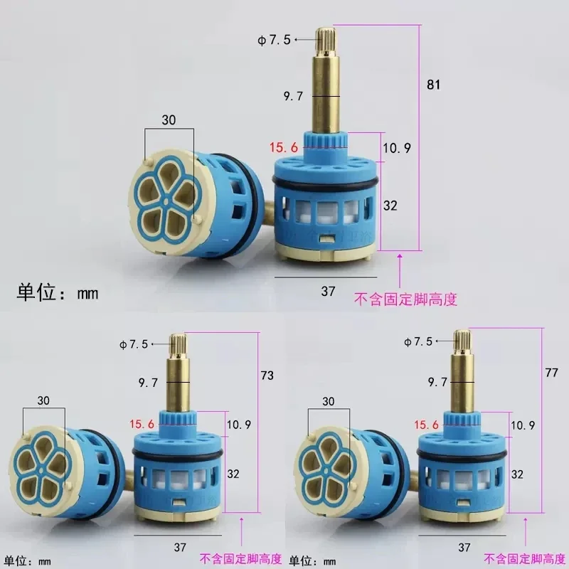 MTTUZK In-wall Concealed Shower Faucet Diverter Valve Cartridge 5-hole Water Separator Valve Core
MTTUZK In-wall Concealed Shower Faucet Diverter Valve Cartridge 5-hole Water Separator Valve Core