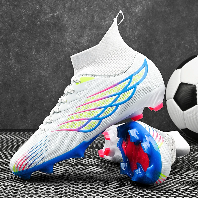 High Ankle Sports Footwear Kids Soccer Cleats Football Boots Professional Men's Sports Shoes Krampon Outdoor Sneakers 2025
High Ankle Sports Footwear Kids Soccer Cleats Football Boots Professional Men's Sports Shoes Krampon Outdoor Sneakers 2025