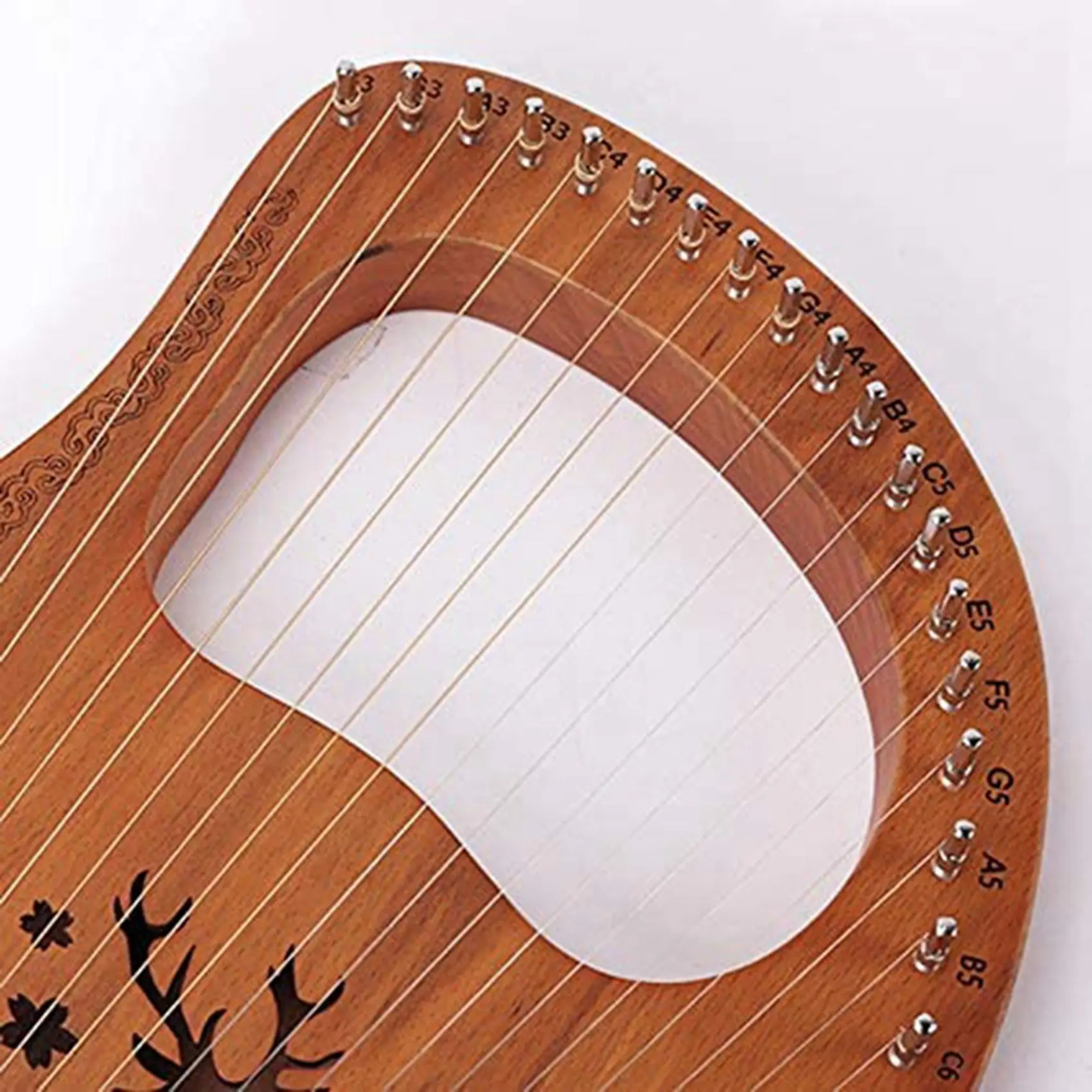 ABST 2X 19 String Lyre Harp String Lyre String Small Harp Strings Accessories Musical Instrument Laiyaqin String