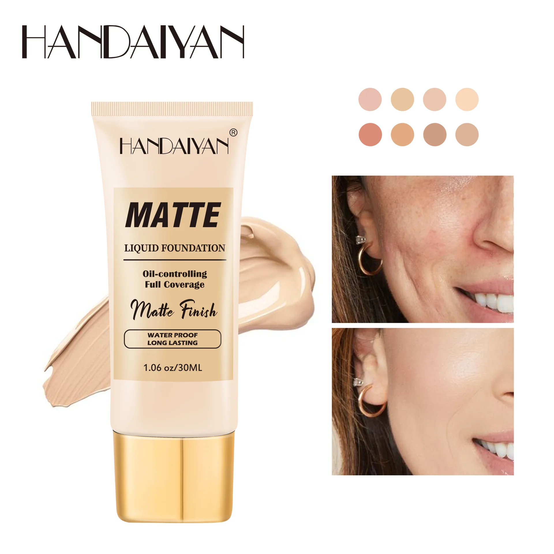 Concealer Liquid Foundation Lasting Without Removing Makeup Invisible Pores Moisturizing European and American Style
Concealer Liquid Foundation Lasting Without Removing Makeup Invisible Pores Moisturizing European and American Style