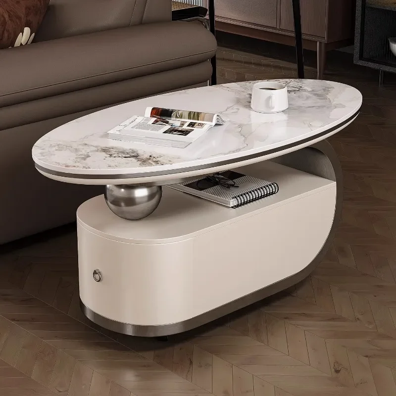 Nordic Luxury Coffee Table Moving Drawers Aesthetic Standing Coffee Table Living Room Modern Mesa Auxiliar Postmodern Furniture
Nordic Luxury Coffee Table Moving Drawers Aesthetic Standing Coffee Table Living Room Modern Mesa Auxiliar Postmodern Furniture