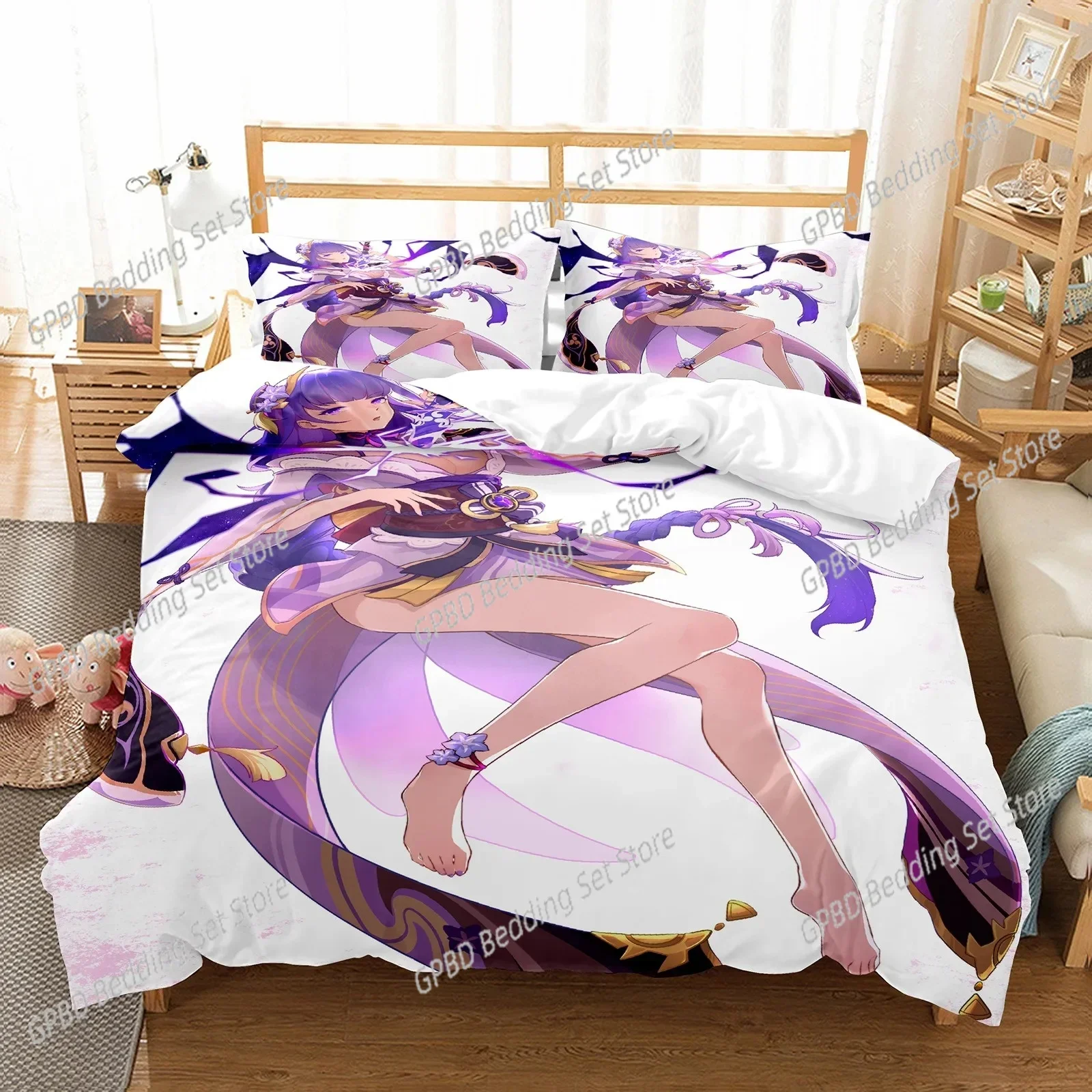 Luxury New 3D Print Genshin Impact Raiden Shogun Pillowcase Bedding Bag Cartoon Set Anime Bedding Decoration Cute Quilt Cover
Luxury New 3D Print Genshin Impact Raiden Shogun Pillowcase Bedding Bag Cartoon Set Anime Bedding Decoration Cute Quilt Cover