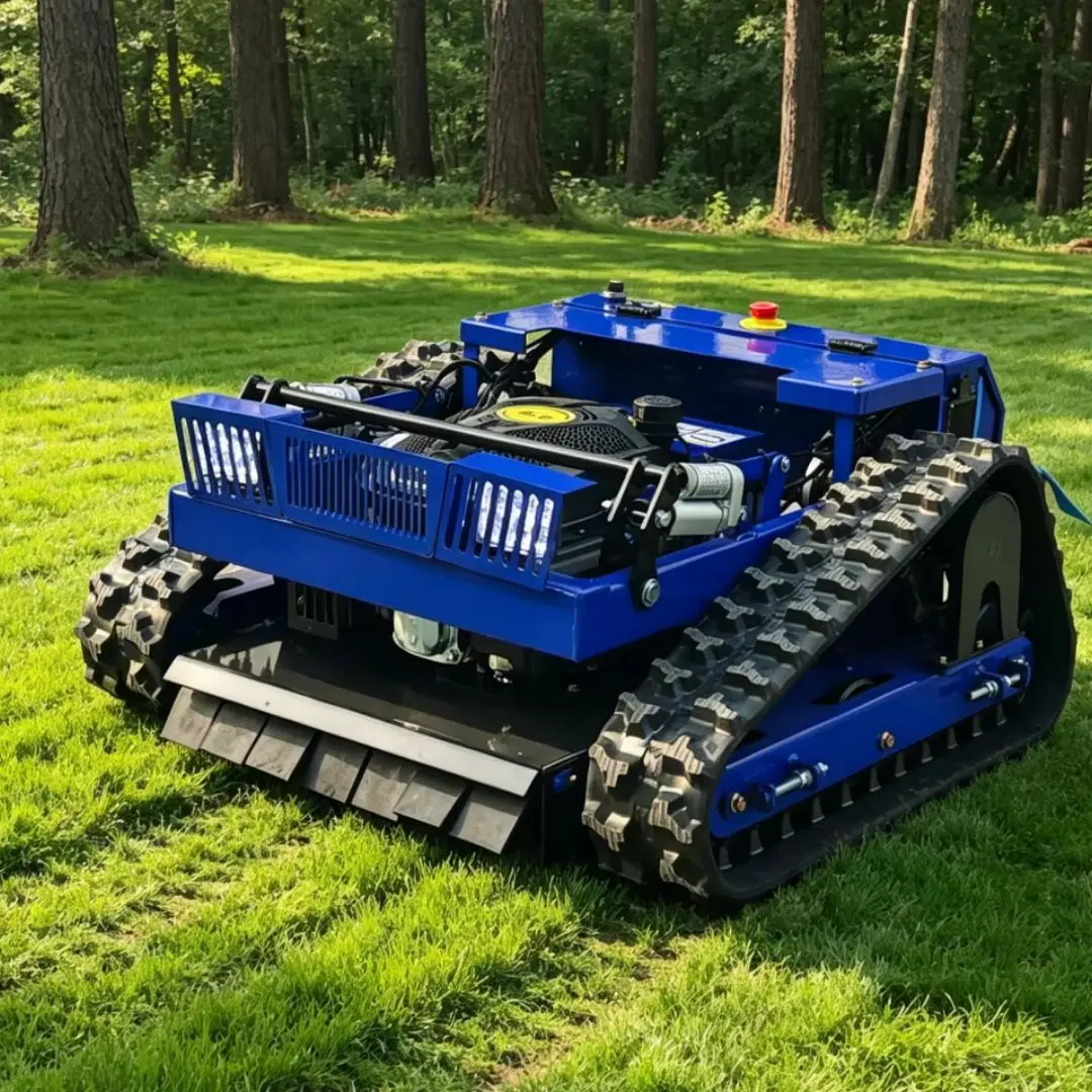 Customized Adjustable Lifting Tracked RC Lawn Mower All-terrain Remote Control Grass Cutter With Emergency Stop Function
Customized Adjustable Lifting Tracked RC Lawn Mower All-terrain Remote Control Grass Cutter With Emergency Stop Function