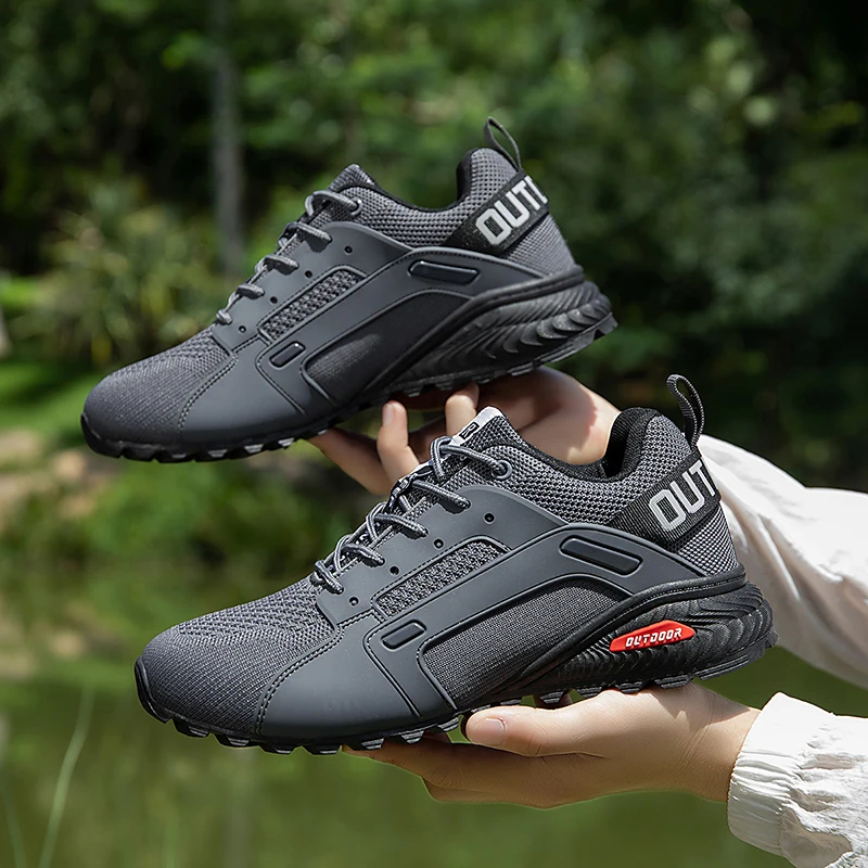 Mens Hiking Shoes New Cycling Off-road Breathable Lace Up Flat Shoes Outdoor Wear Resistant Anti Slip Casual Jogging Shoes Man
Mens Hiking Shoes New Cycling Off-road Breathable Lace Up Flat Shoes Outdoor Wear Resistant Anti Slip Casual Jogging Shoes Man