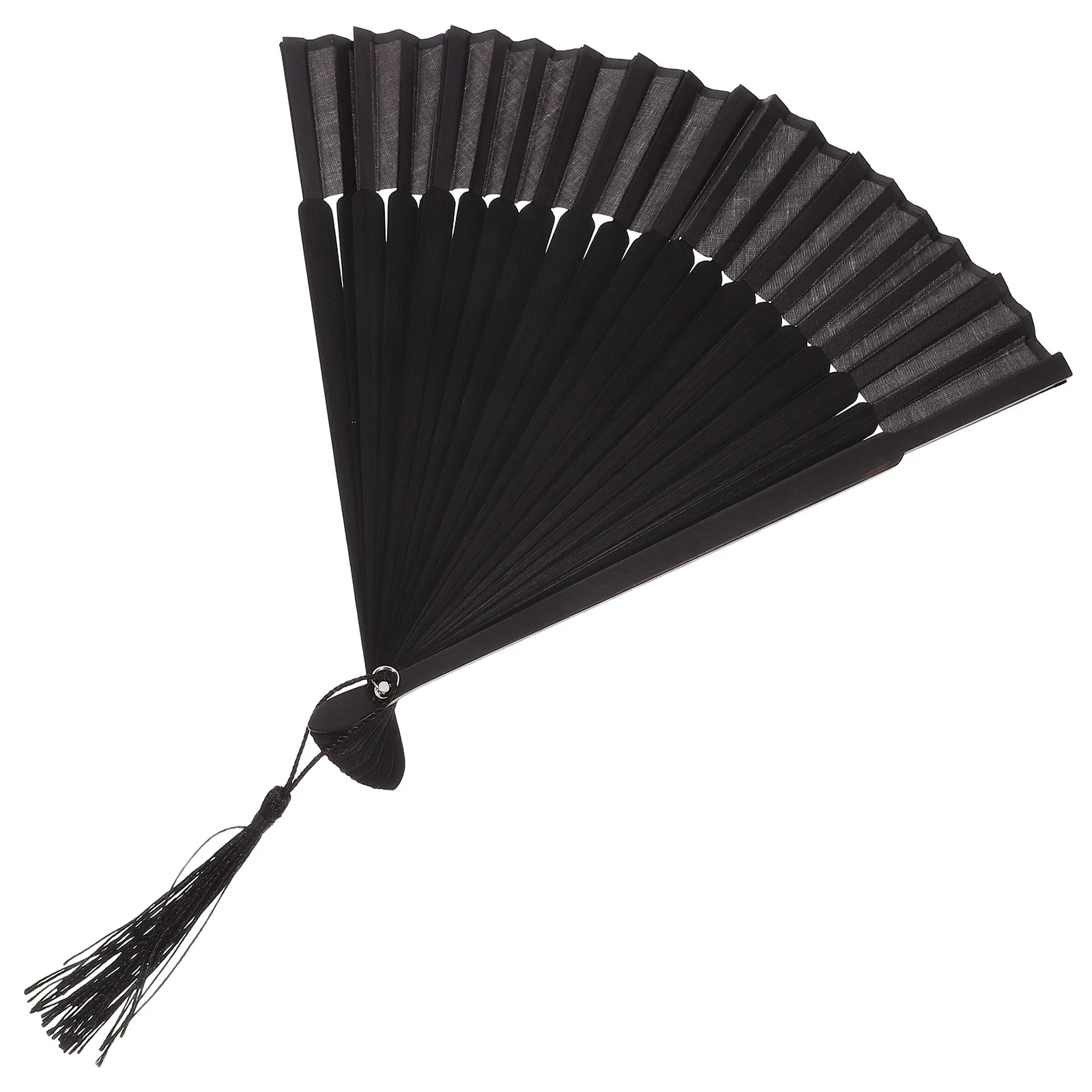 Vintage Folding Fan Black Chinese Style Traditional Hand Held Elegant Tassel Decoration Dance Photography Gift
Vintage Folding Fan Black Chinese Style Traditional Hand Held Elegant Tassel Decoration Dance Photography Gift
