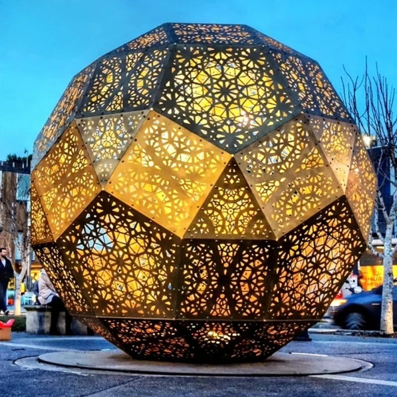 outdoor landscape decoration stainless steel geometric lighting decoration beautiful Chen decoration
outdoor landscape decoration stainless steel geometric lighting decoration beautiful Chen decoration