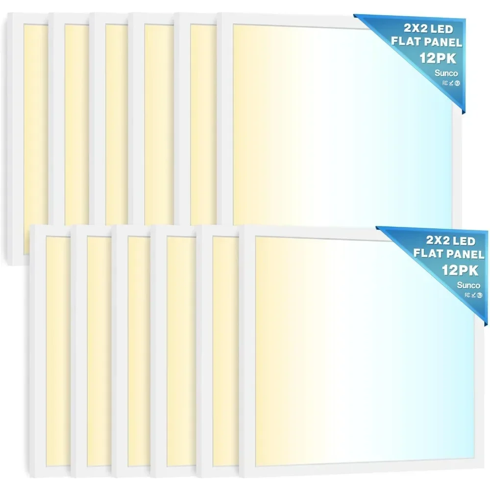 2x2 LED Flat Panel Light, Selectable Color Temperature, 40W Dimmable 0-10V, Dustproof Back-Lit Drop Ceiling Troffer Replacement
2x2 LED Flat Panel Light, Selectable Color Temperature, 40W Dimmable 0-10V, Dustproof Back-Lit Drop Ceiling Troffer Replacement