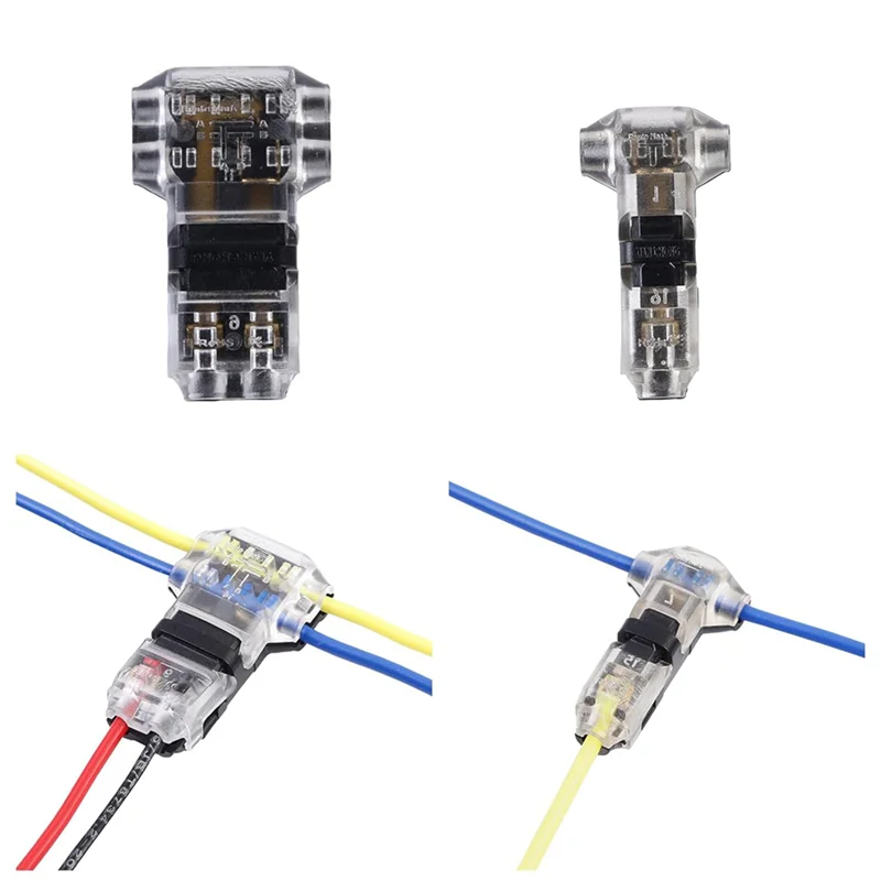 ABKW-T Tap Wire Connectors For 14-18 AWG Wires, No Wire Stripping 3 Way Wire Connectors Combo,Wire Splice Connectors 24 Pack
ABKW-T Tap Wire Connectors For 14-18 AWG Wires, No Wire Stripping 3 Way Wire Connectors Combo,Wire Splice Connectors 24 Pack