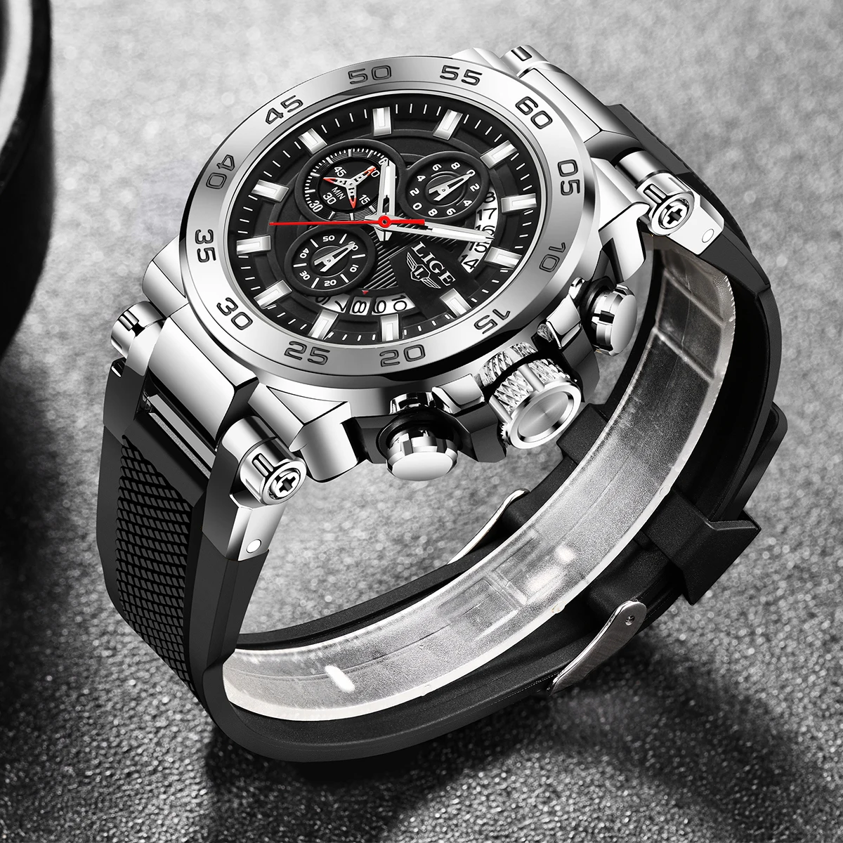 LIGE New Mens Watches Top Luxury Brand Big Dial Watch Men Waterproof Quartz Wristwatch Sport Chronograph Clock Relogio Masculino
LIGE New Mens Watches Top Luxury Brand Big Dial Watch Men Waterproof Quartz Wristwatch Sport Chronograph Clock Relogio Masculino