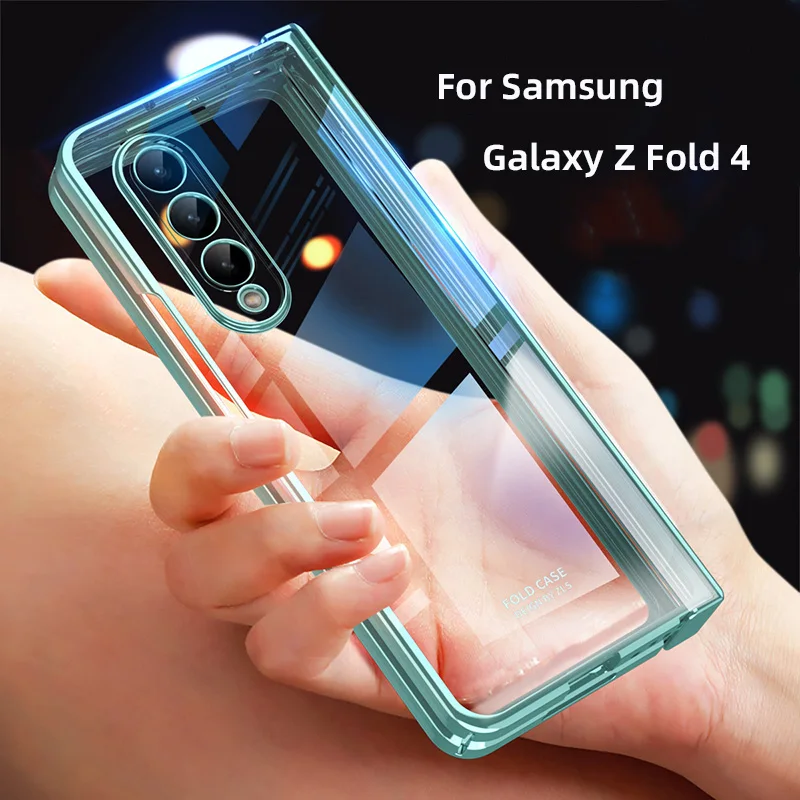 Electroplated Transparent Case for Samsung Galaxy Z Fold4 Full Cover Fashion Case for Samsung Z Fold 4 Galaxy Z Fold 4 Case
Electroplated Transparent Case for Samsung Galaxy Z Fold4 Full Cover Fashion Case for Samsung Z Fold 4 Galaxy Z Fold 4 Case