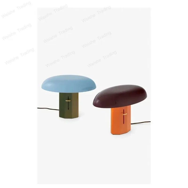 Iron Red Orange Table Lamp Mushroom Modelling Design Light Bedroom Decoration Indoor Lighting Fixtures
Iron Red Orange Table Lamp Mushroom Modelling Design Light Bedroom Decoration Indoor Lighting Fixtures