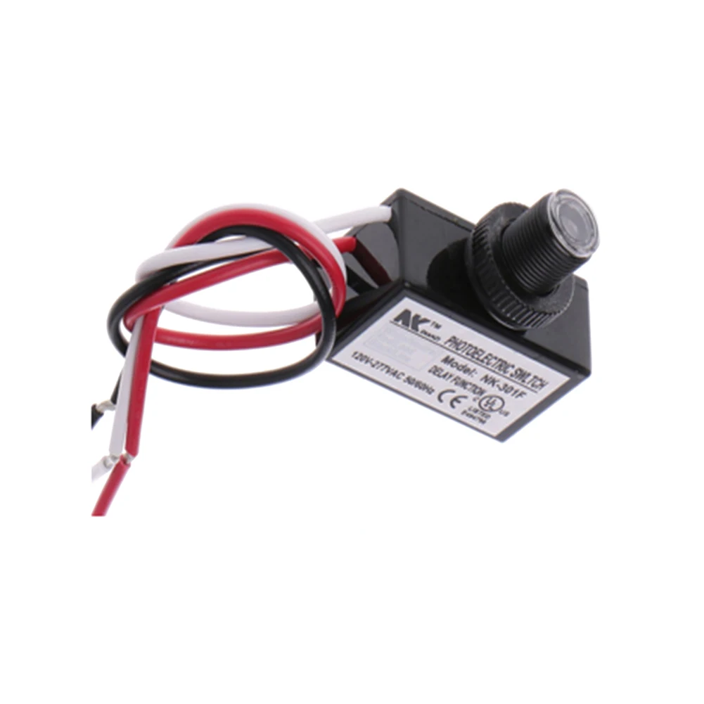 1 PC NK-301F AC80V-285V Light Control Switch 120W Outdoor Security Photo Electric Resistor Light Sensor Control Switch
1 PC NK-301F AC80V-285V Light Control Switch 120W Outdoor Security Photo Electric Resistor Light Sensor Control Switch