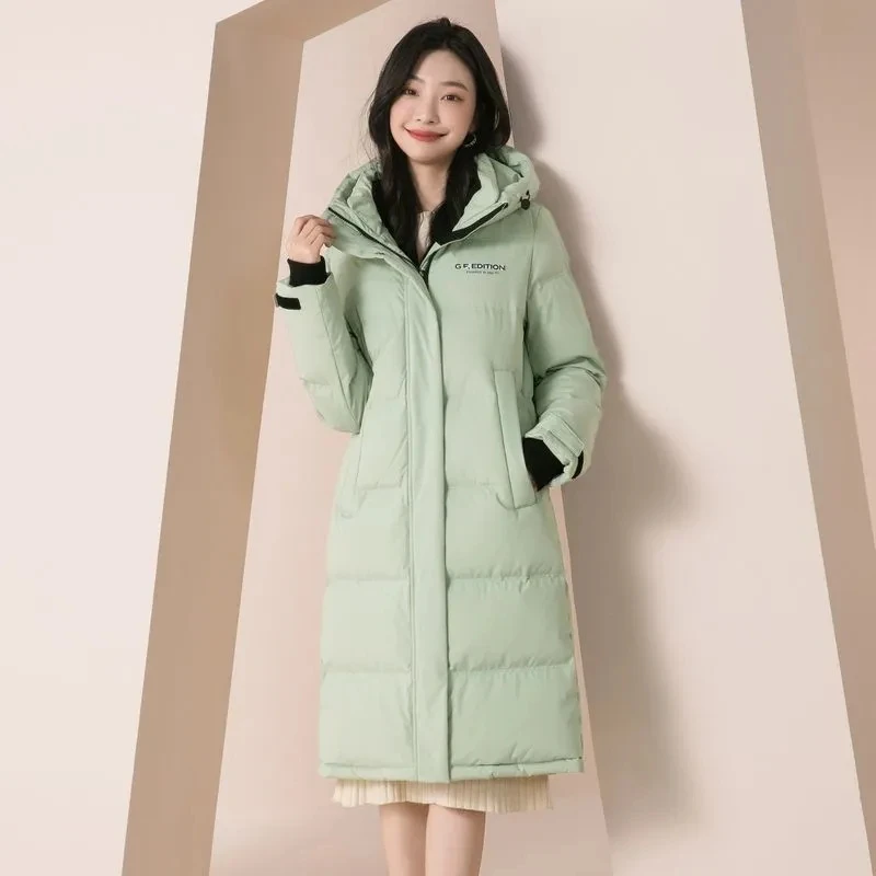 Women'S Mid-Length Thicken Down Cotton Jacket 2025 New Women Cotton-Padded Jacket Winter Hooded Long Parkas Coat Women Outwear
Women'S Mid-Length Thicken Down Cotton Jacket 2025 New Women Cotton-Padded Jacket Winter Hooded Long Parkas Coat Women Outwear