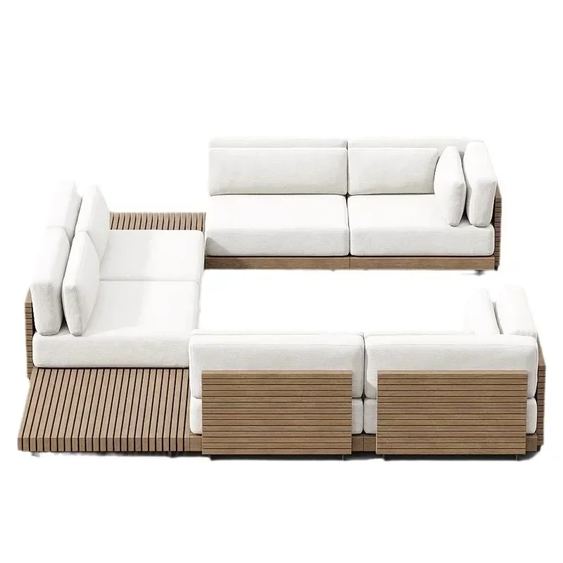 High-end Nordic terrace outdoor solid wood teak sofa hotel coffee table outdoor open-air villa combination courtyard furniture
High-end Nordic terrace outdoor solid wood teak sofa hotel coffee table outdoor open-air villa combination courtyard furniture