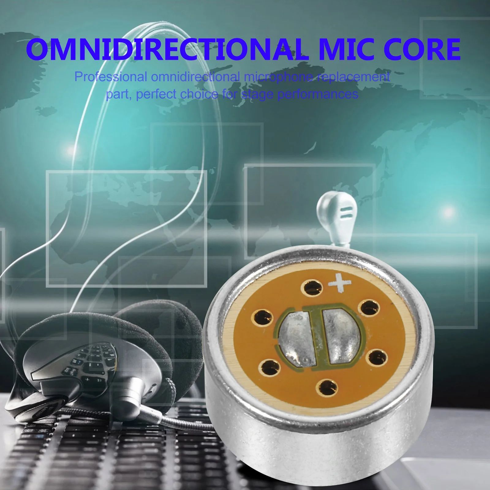 Aluminum Alloy FR4 Condenser Microphone Core Handheld Mic Accessory Intelligent Noise Reduction High Quality Sound Live 
Aluminum Alloy FR4 Condenser Microphone Core Handheld Mic Accessory Intelligent Noise Reduction High Quality Sound Live