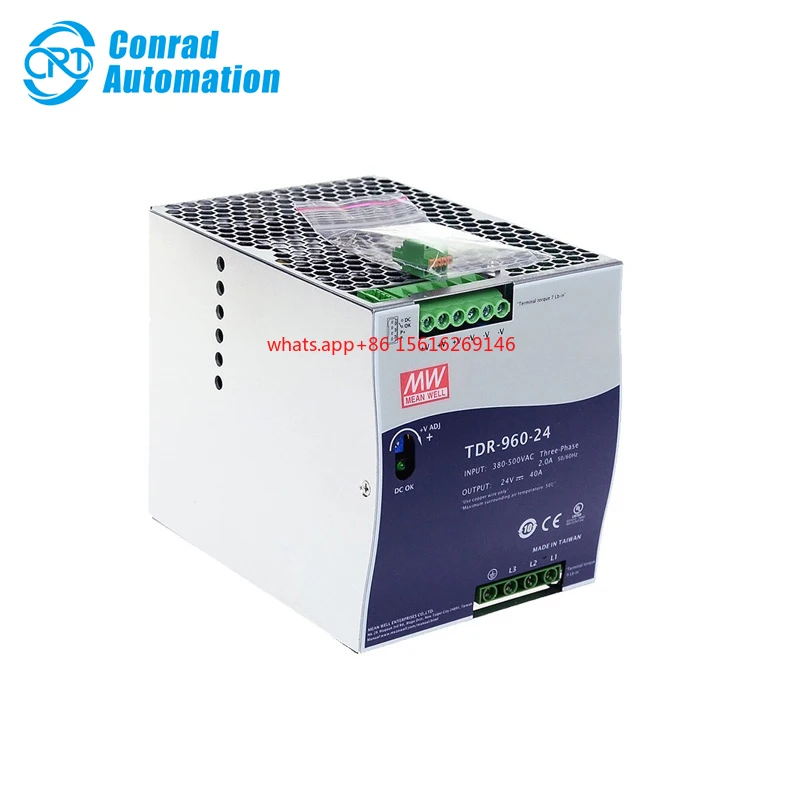 MW TDR-960-24 Industrial Rail Power Supply 24V5A DC Rail Power Supply 960W Rail Switching Power Supply
MW TDR-960-24 Industrial Rail Power Supply 24V5A DC Rail Power Supply 960W Rail Switching Power Supply