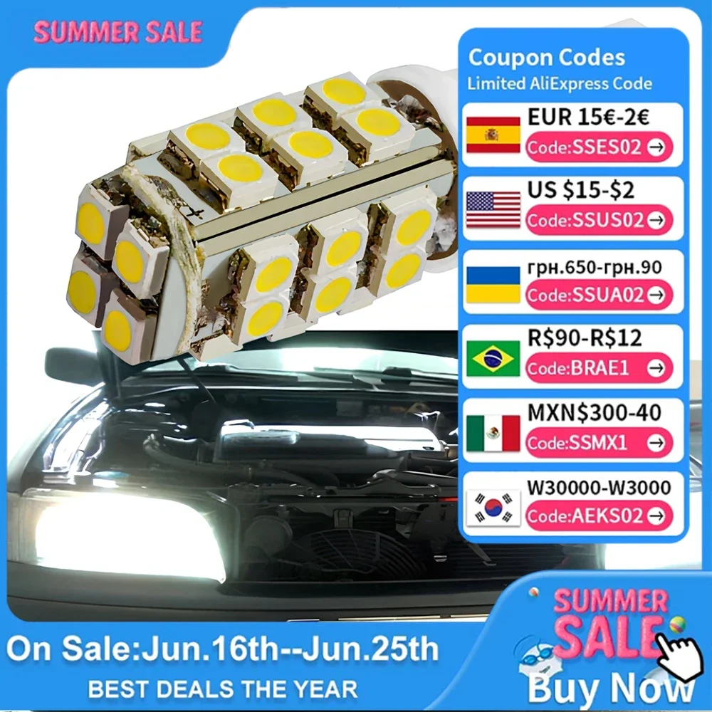 1X Car T10 W5W Reverse Lighting Domes Reading Led Interior 1210 3528 28SMD Automobile Side Wedge Light Tail Lamping Signal Bulbs
1X Car T10 W5W Reverse Lighting Domes Reading Led Interior 1210 3528 28SMD Automobile Side Wedge Light Tail Lamping Signal Bulbs