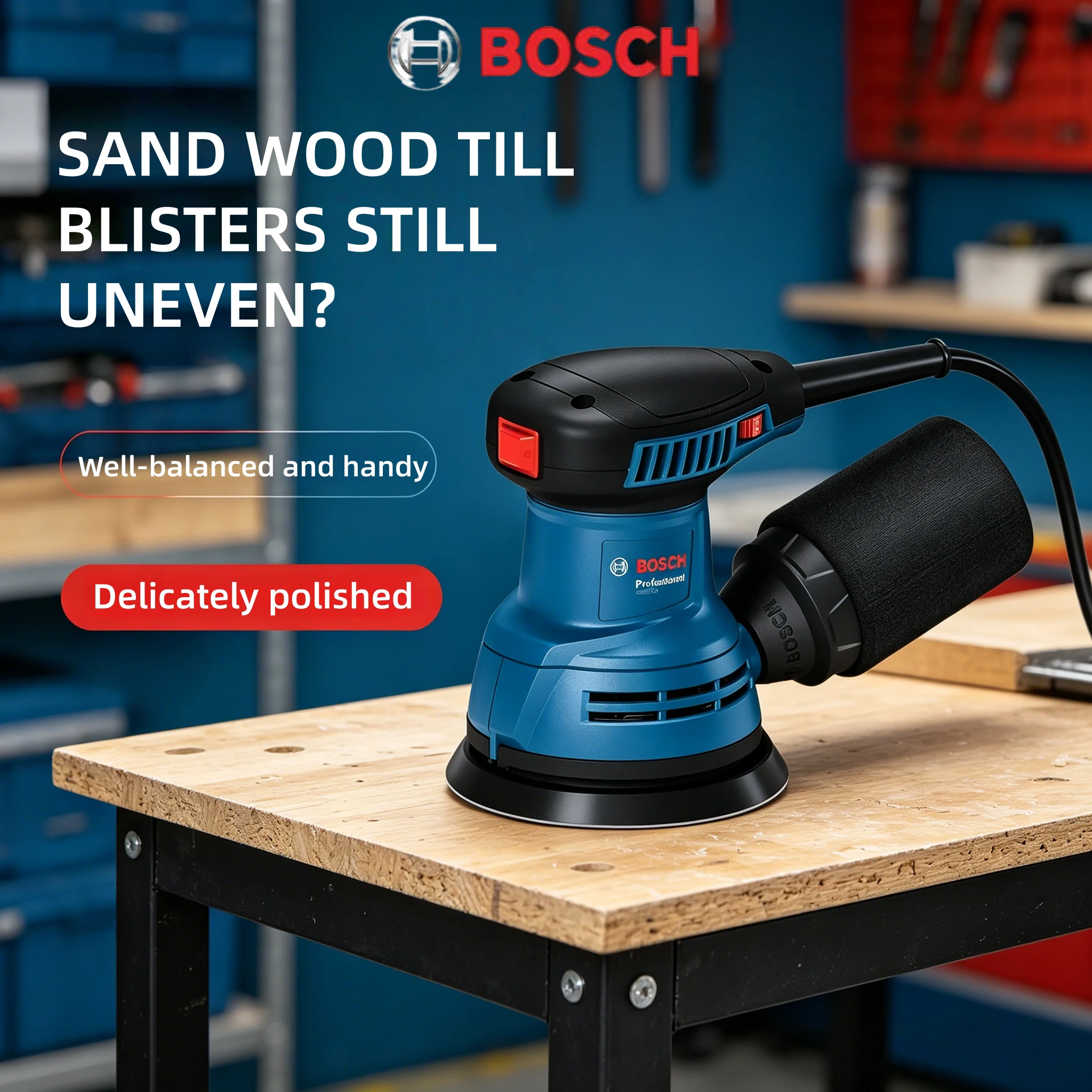 Bosch GEX125 280W Orbital Sander 125mm Variable Speed Dustless Sanding Machine for Wood Wall Automotive
Bosch GEX125 280W Orbital Sander 125mm Variable Speed Dustless Sanding Machine for Wood Wall Automotive