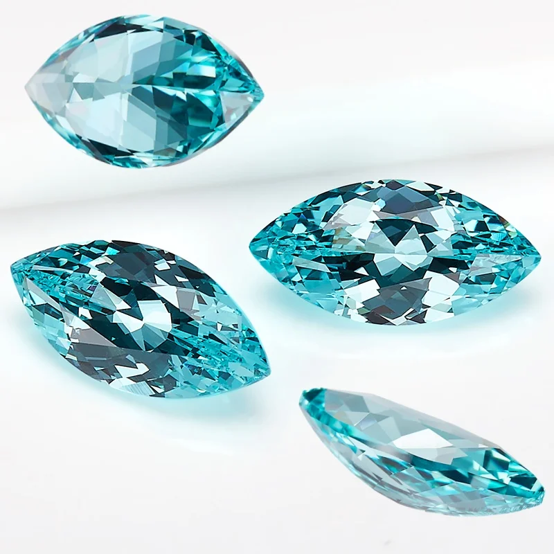 AGL Certified Marquise Cut Lab Grown Paraiba Gemstone VVS1 Clarity Brilliant Loose Diamond Beads for DIY Jewelry Making & Charms
AGL Certified Marquise Cut Lab Grown Paraiba Gemstone VVS1 Clarity Brilliant Loose Diamond Beads for DIY Jewelry Making & Charms